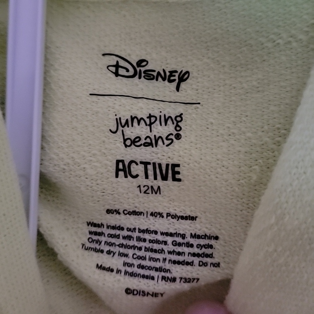 Disney and Jumping Beans Minnie Mouse 2-piece set, 12m hoodie and shorts. NWT - Picture 5 of 8